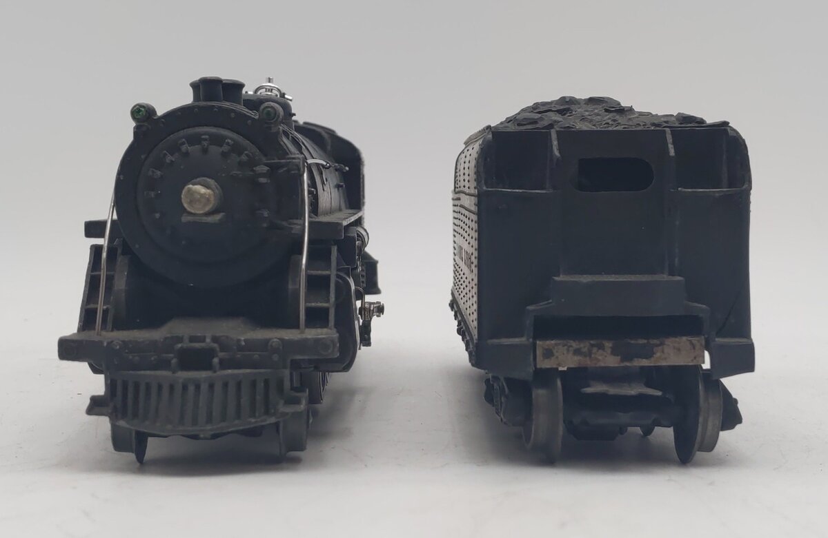 Lionel 224 Vintage O 2-6-2 Die-Cast Steam Locomotive (Early) with 2466W Tender