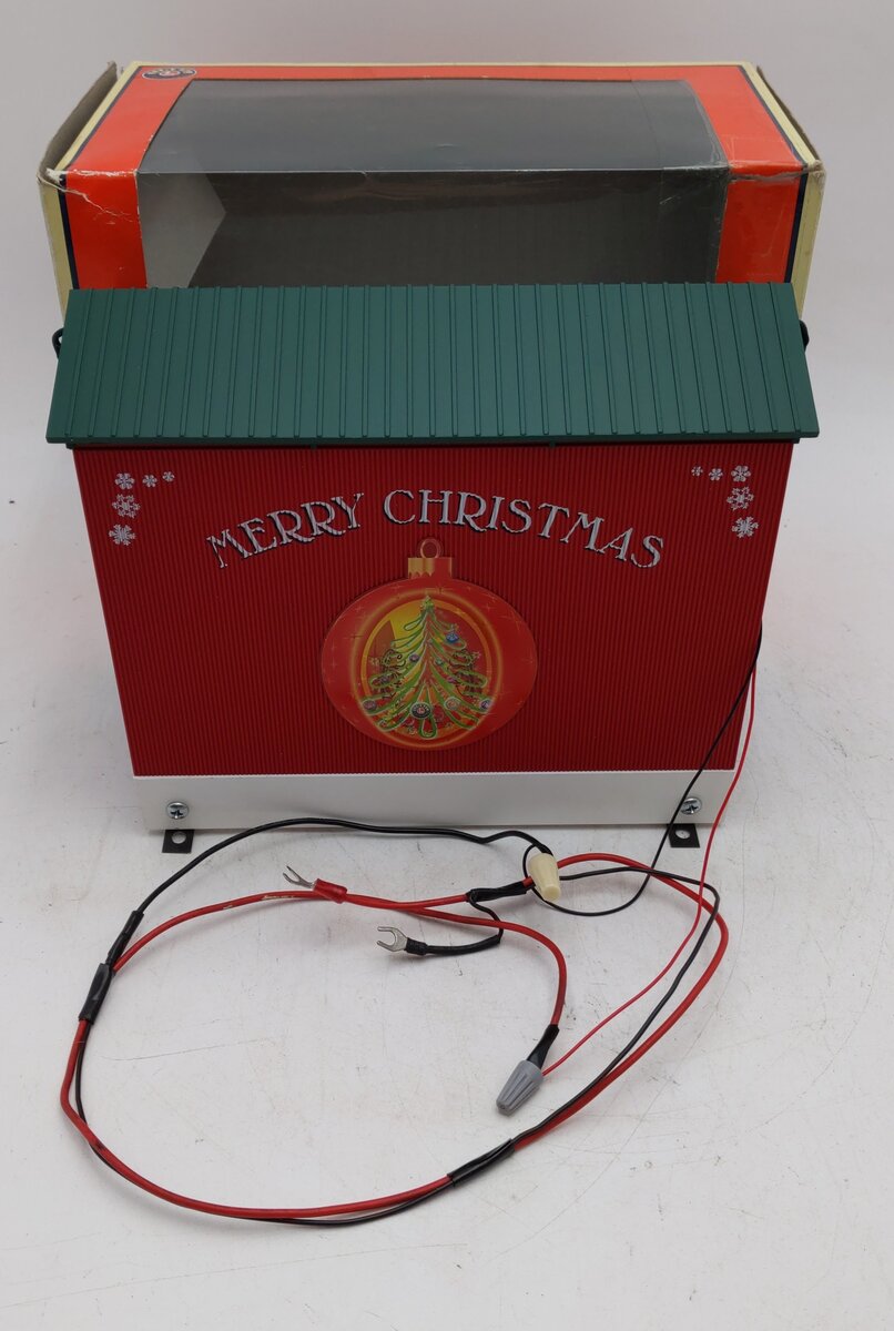 Lionel 6-81627 O Christmas Hopper Shed with 2 Exterior Lights LN/Box
