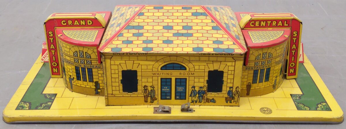 Marx 2940 Vintage O Lithographed Grand Central Station VG
