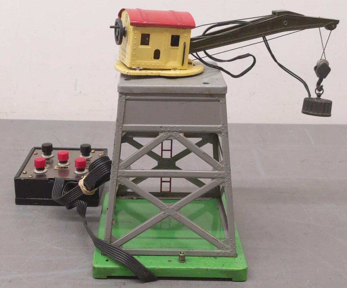 Lionel 165 Vintage O Gauge Custom Operating Gantry Crane with Electromagnet VG