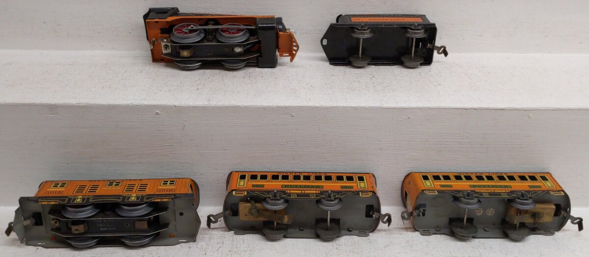 Winner 1016 Vintage O Prewar Winner Lines Locomotives w/ Passenger Cars