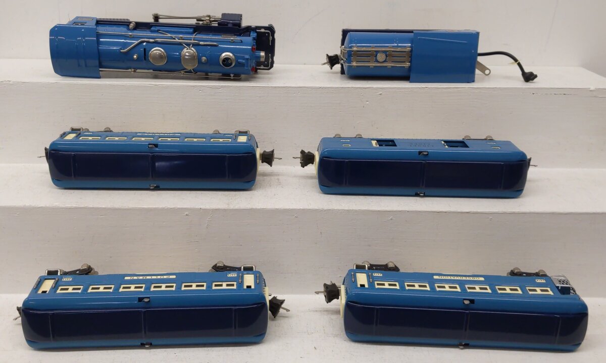 Lionel 6-51004 Classics Blue Comet O Gauge Steam Train Set EX