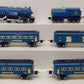 Lionel 6-51004 Classics Blue Comet O Gauge Steam Train Set EX