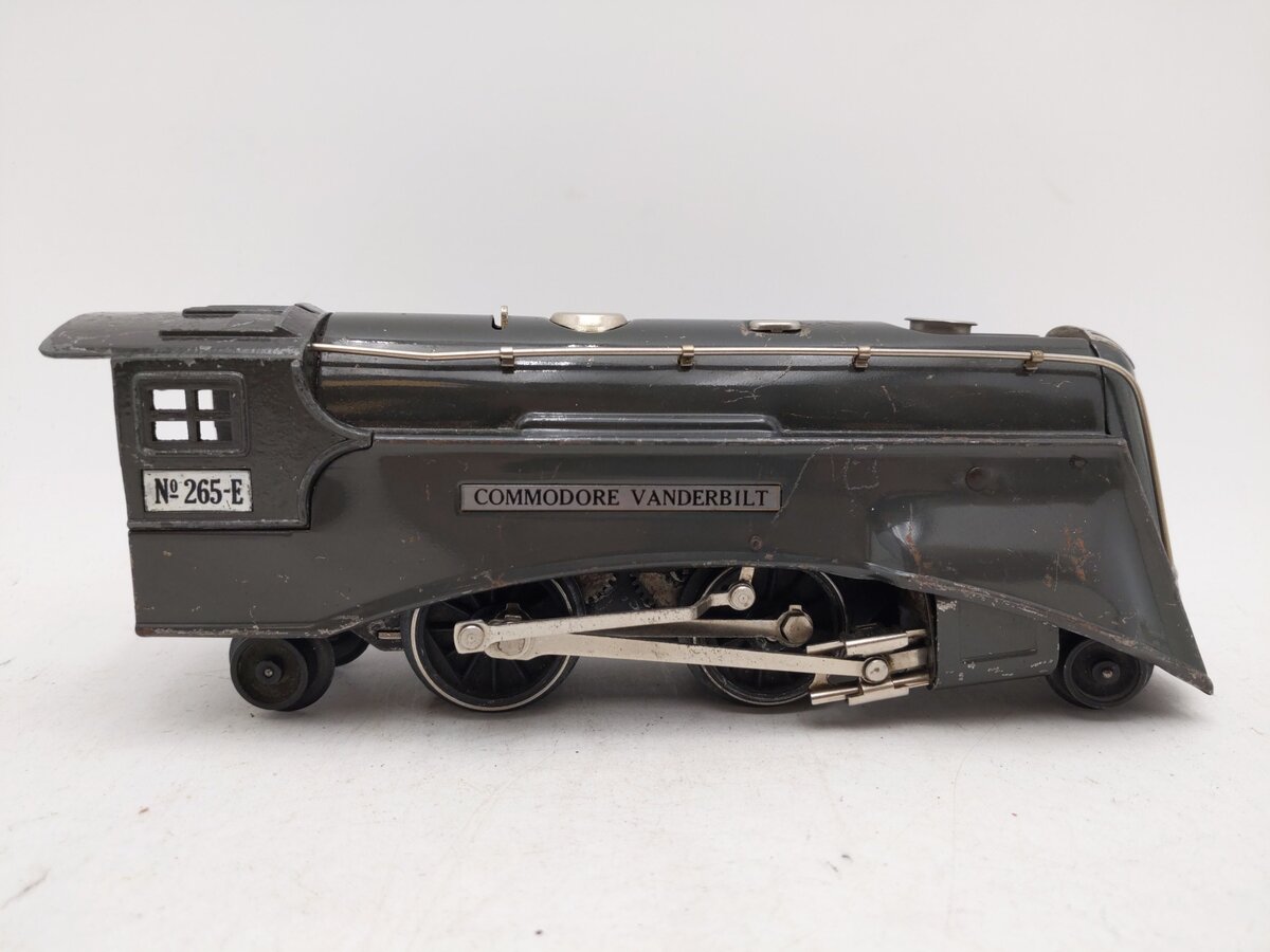 Lionel 265E Vintage O Prewar Lionel Lines Commodore Vanderbilt Steam Locomotive VG