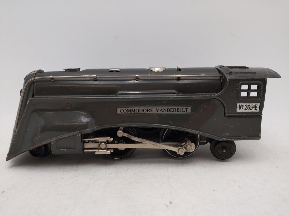 Lionel 265E Vintage O Prewar Lionel Lines Commodore Vanderbilt Steam Locomotive VG