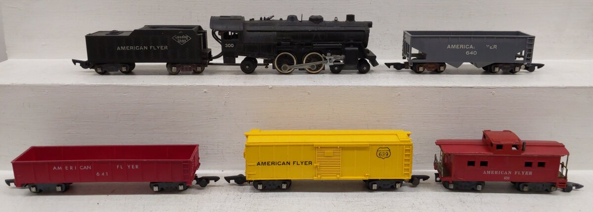 American Flyer 5001T Vintage S AF Railroad System w/ Repro Farm Scene #300 VG