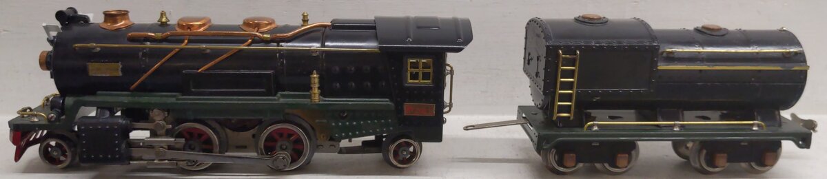 Lionel 260E Vintage O Prewar 2-4-2 Tinplate Steam Locomotive & Tender - Restored