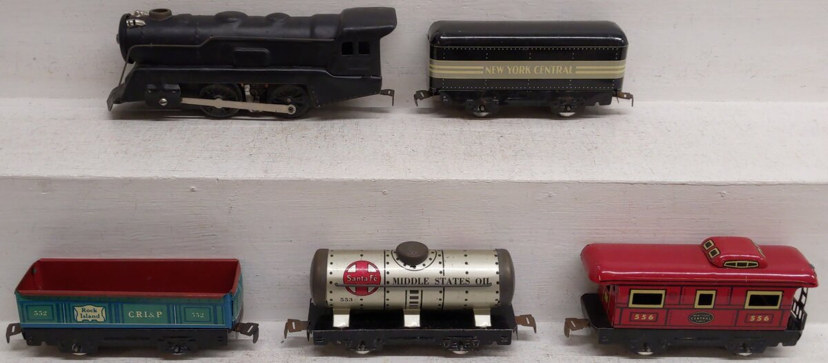 Marx 8994 Vintage O Gauge Steam Freight Set/Box