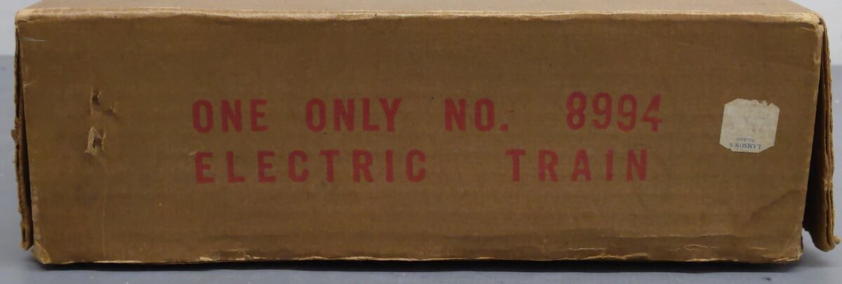 Marx 8994 Vintage O Gauge Steam Freight Set/Box