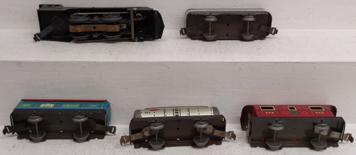Marx 8994 Vintage O Gauge Steam Freight Set/Box