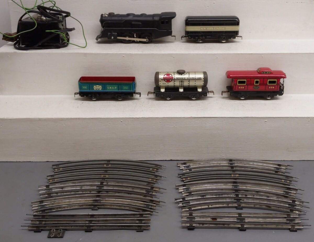 Marx 8994 Vintage O Gauge Steam Freight Set/Box