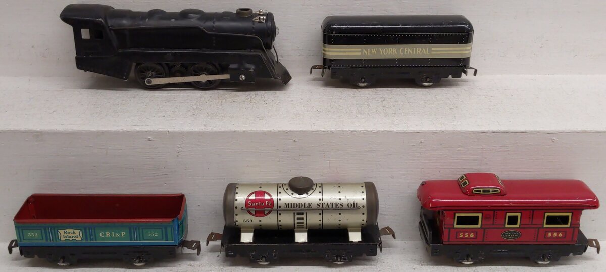 Marx 8994 Vintage O Gauge Steam Freight Set/Box