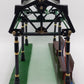 Custom Standard Gauge Green Glass Dome Station Platform w/Lights