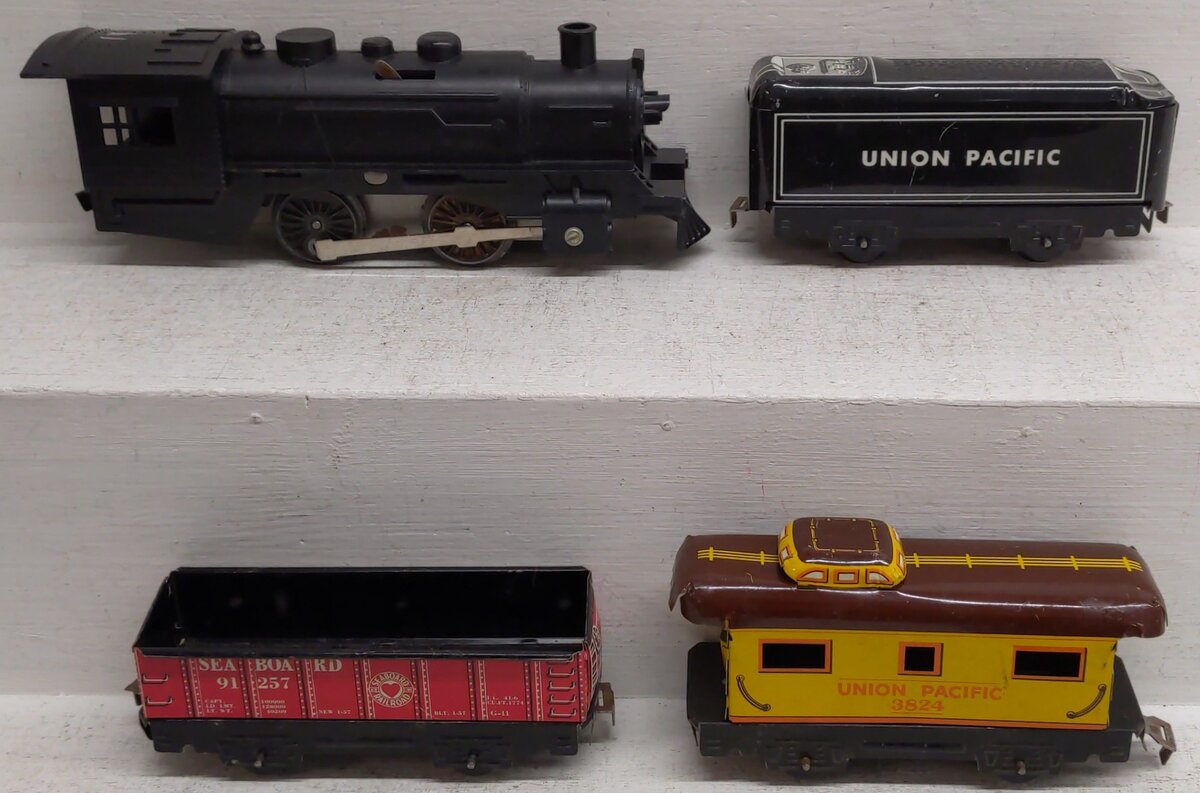 Marx 526 Vintage O Gauge Mechanical Train Set/Box