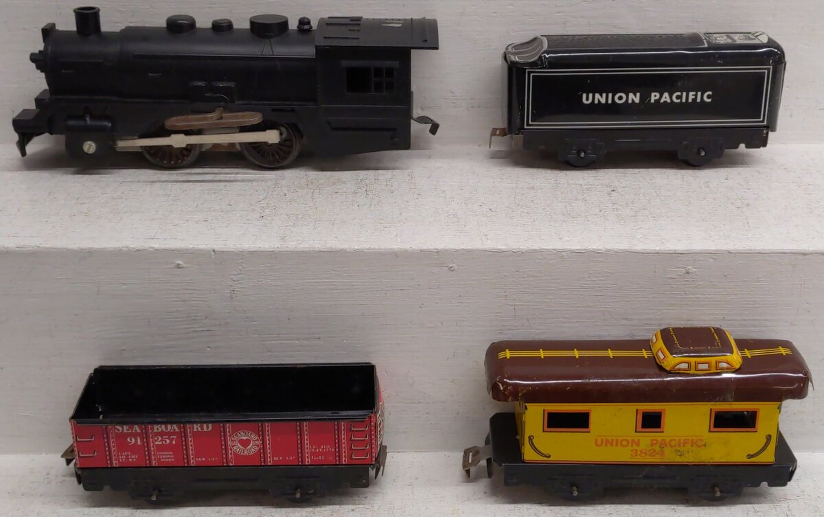 Marx 526 Vintage O Gauge Mechanical Train Set/Box