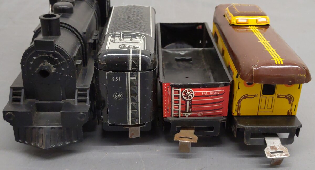 Marx 526 Vintage O Gauge Mechanical Train Set/Box