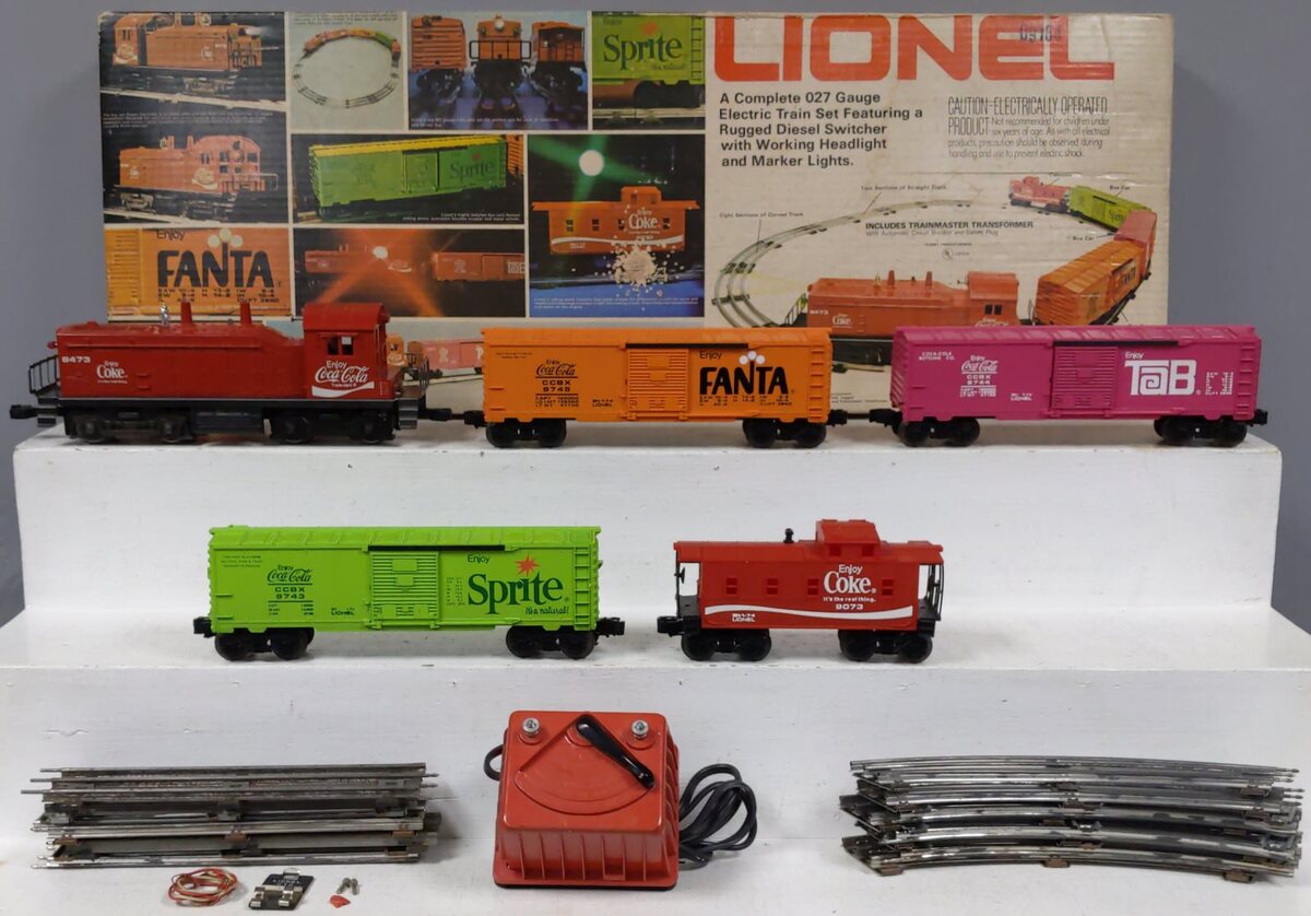Lionel 6-1463 O Gauge Coca-Cola Diesel Freight Train Set EX/Box