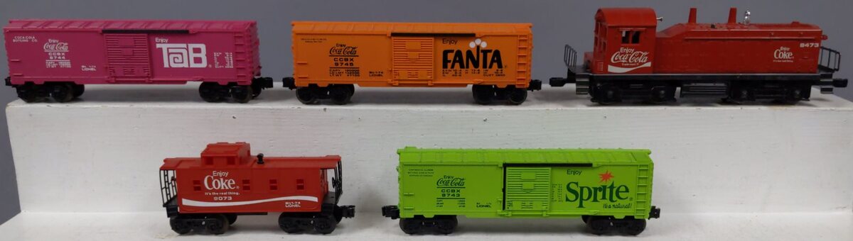 Lionel 6-1463 O Gauge Coca-Cola Diesel Freight Train Set EX/Box