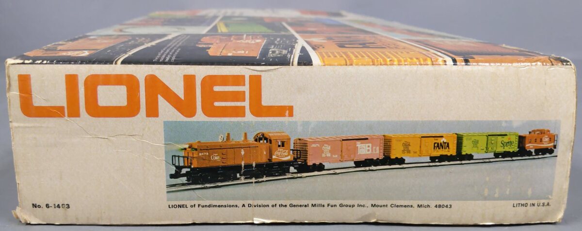 Lionel 6-1463 O Gauge Coca-Cola Diesel Freight Train Set EX/Box