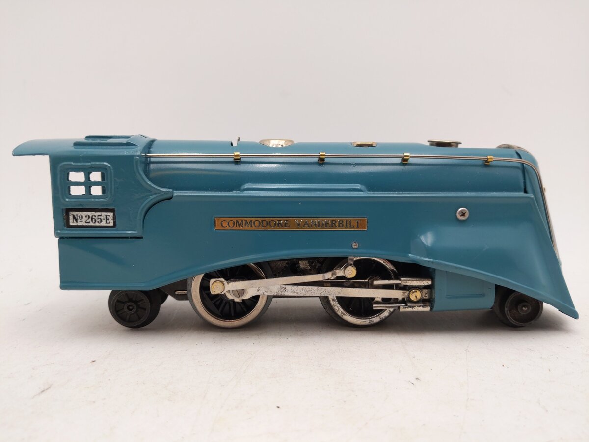 Lionel 265E Vintage O Prewar LL Commodore Vanderbilt Steam Locomotive w/Tender