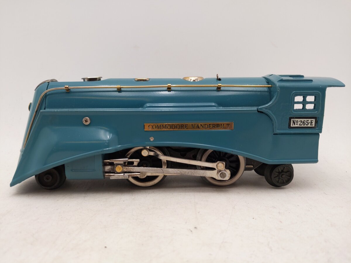 Lionel 265E Vintage O Prewar LL Commodore Vanderbilt Steam Locomotive w/Tender