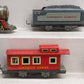 Unique 742 Vintage O Turn Key Steam Locomotive Lithographed Tin Freight Set VG