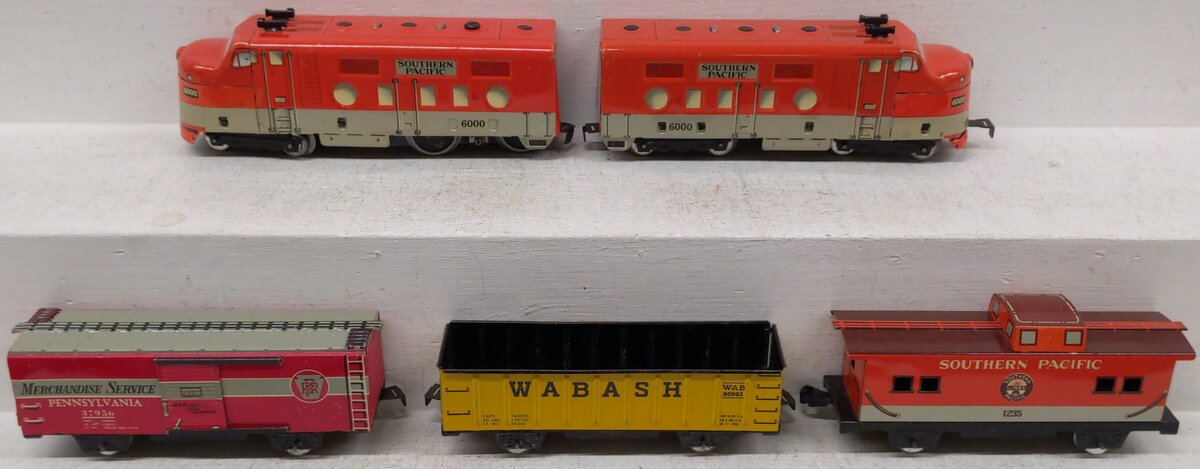 Marx 9500 Vintage O Southern Pacific Diesel Freight Train Set VG/Box
