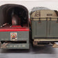 Unique 742 Vintage O Turn Key Steam Locomotive Lithographed Tin Freight Set VG