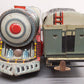 Unique 742 Vintage O Turn Key Steam Locomotive Lithographed Tin Freight Set VG