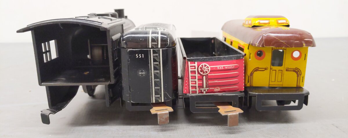 Marx 526 Vintage O Gauge Mechanical Train Set VG/Box