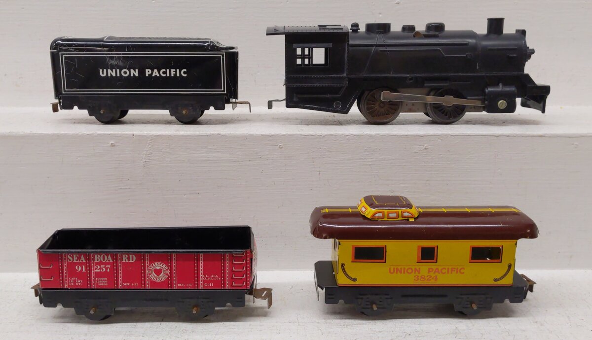 Marx 526 Vintage O Gauge Mechanical Train Set VG/Box
