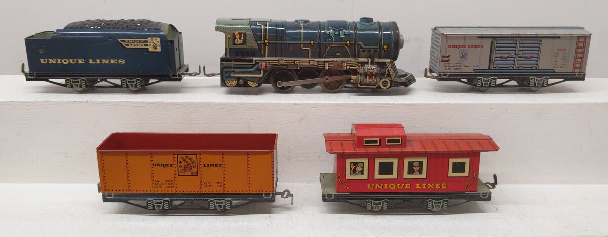 Unique 1950 Vintage O Gauge Electric Train Set VG