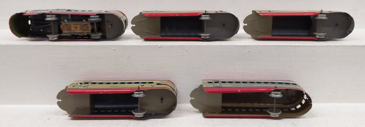 Marx 7675 Vintage O Union Pacific Streamlined Passenger Set VG/Box