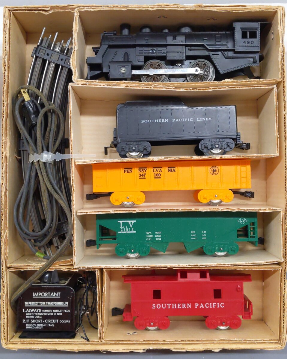 Marx 4040 Vintage O Gauge Steam Freight Sets [2] VG/Box