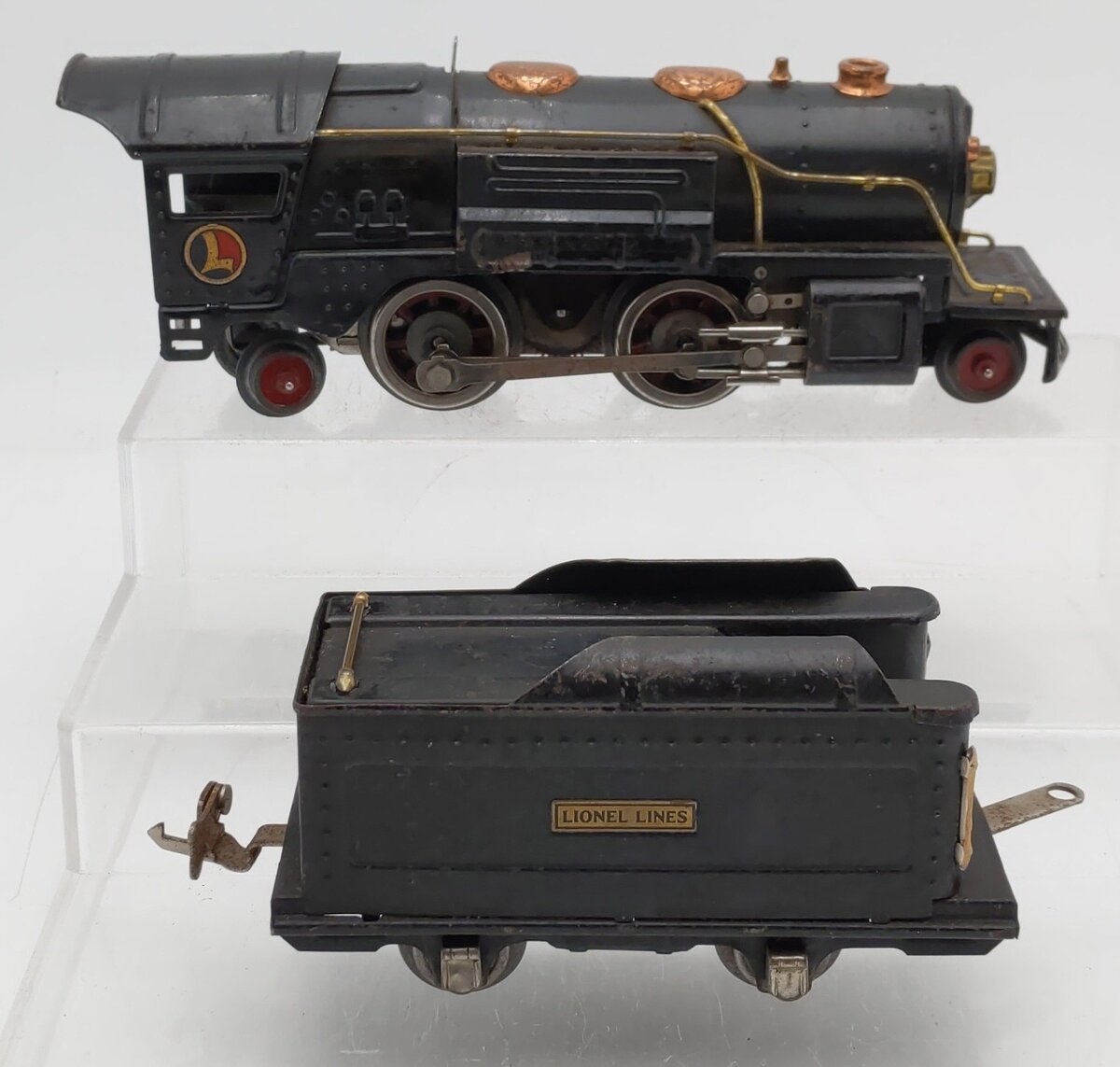 Lionel 259E Vintage O Prewar 2-4-2 Streamlined Steam Locomotive & Tender VG