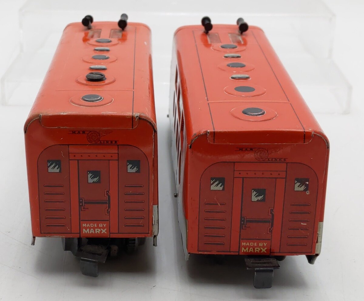Marx 6000 Vintage O Southern Pacific Tinplate AA Diesel Locomotives VG