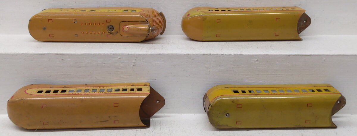 Marx M10000 Vintage O Union Pacific Multi Piece Streamline Set VG