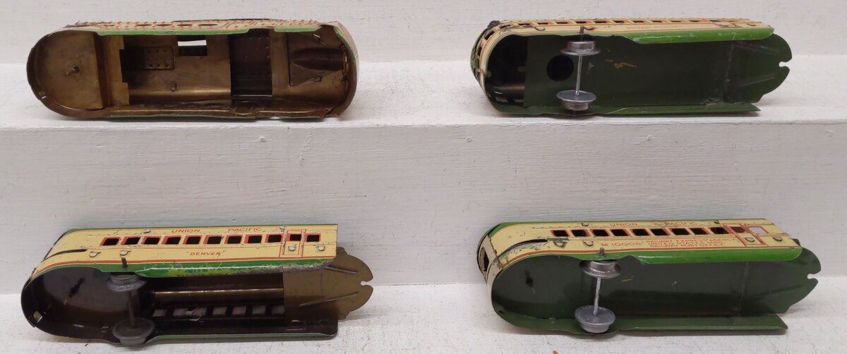 Marx M10005 Vintage O Union Pacific Tinplate Multi Unit Streamliner VG
