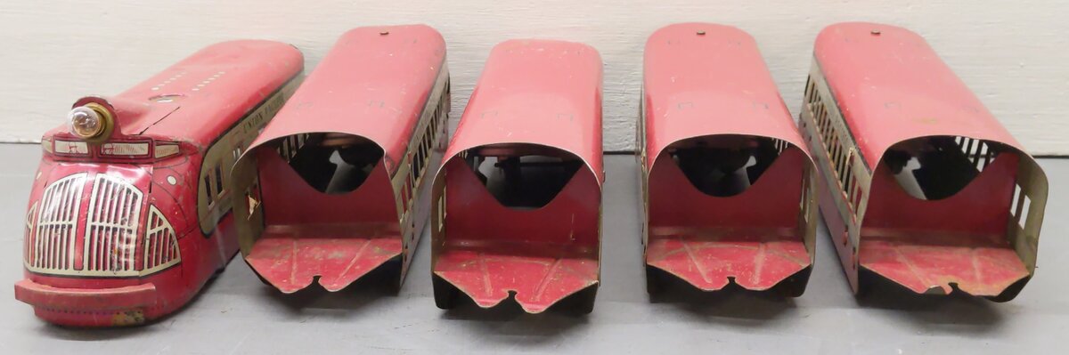 Marx M10000 Vintage O Union Pacific Multi Piece Streamline Set