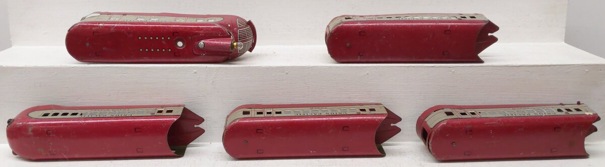 Marx M10000 Vintage O Union Pacific Multi Piece Streamline Set