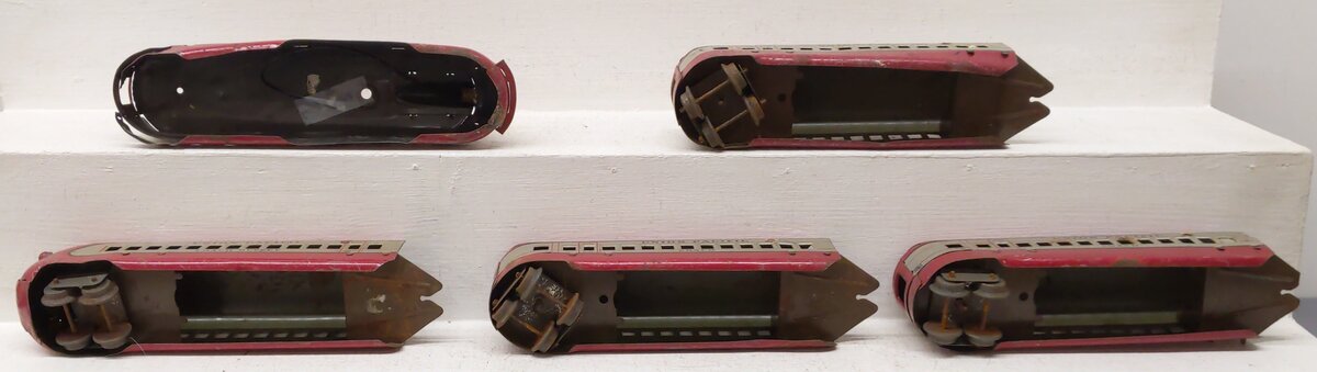 Marx M10000 Vintage O Union Pacific Multi Piece Streamline Set
