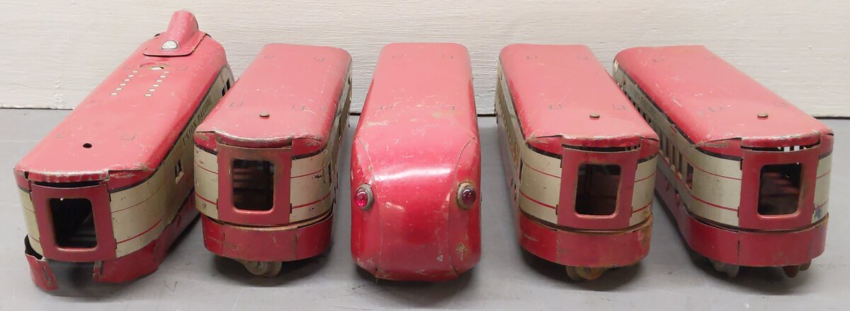 Marx M10000 Vintage O Union Pacific Multi Piece Streamline Set