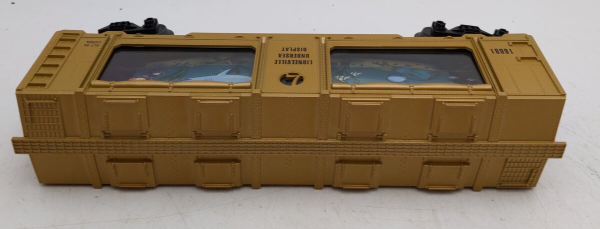 Lionel 6-16681 O Gauge Gold Animated Shark Aquarium Car EX/Box