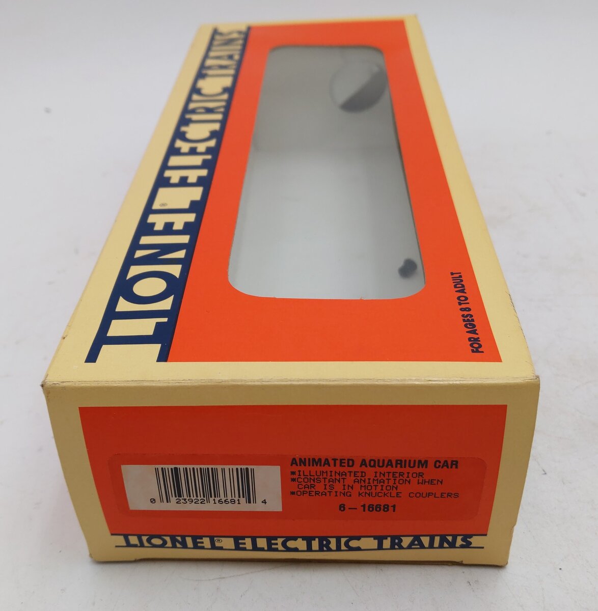 Lionel 6-16681 O Gauge Gold Animated Shark Aquarium Car EX/Box