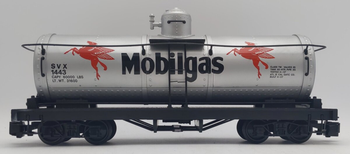 Bachmann 1443 G SVX Mobilgas Single Dome Tank Car EX