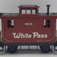 Bachmann 93119 G Scale White Pass & Yukon 4-Wheel Caboose #903 EX