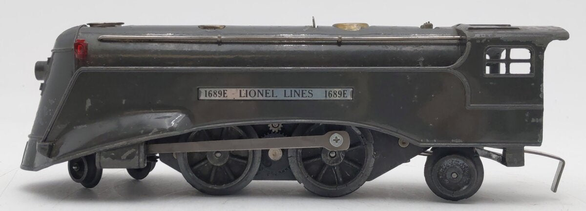 Lionel 1689E Vintage O Steam Locomotive & Tender VG