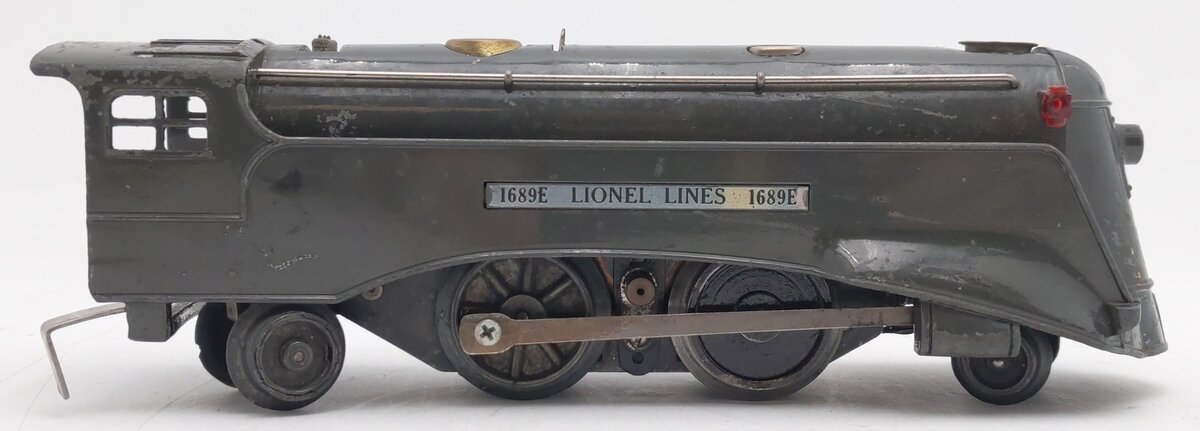 Lionel 1689E Vintage O Steam Locomotive & Tender VG