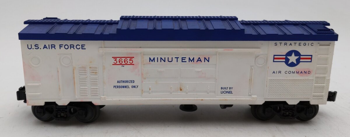 Lionel 3665 Vintage O Gauge US Air Force Minuteman Missile Launching Car EX