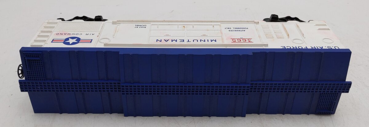 Lionel 3665 Vintage O Gauge US Air Force Minuteman Missile Launching Car EX